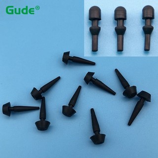 Silicone Cắm Cao Su Nút Chặn Bảo Vệ Niêm Phong Nắp Cửa Thảm Ẩn Từ View Cover Mềm Mại Màu Đen Hình nón Cắm Dia 2mm 2.5mm