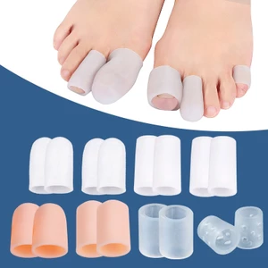2 Chiếc Silicon Gel Ống Băng Bảo Vệ Ngón Chân, Giảm Đau, Chăm Sóc Bàn Chân