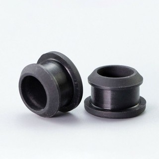 2 / 5 / 10 / 20 Chiếc 2.5mm đến 30mm Cao Su Silicon Snap-on Lỗ Cắm Trống Đầu Nắp Niêm Phong Nút Chặn Đen Loại T Phích Cắm Chịu Nhiệt Độ Cao