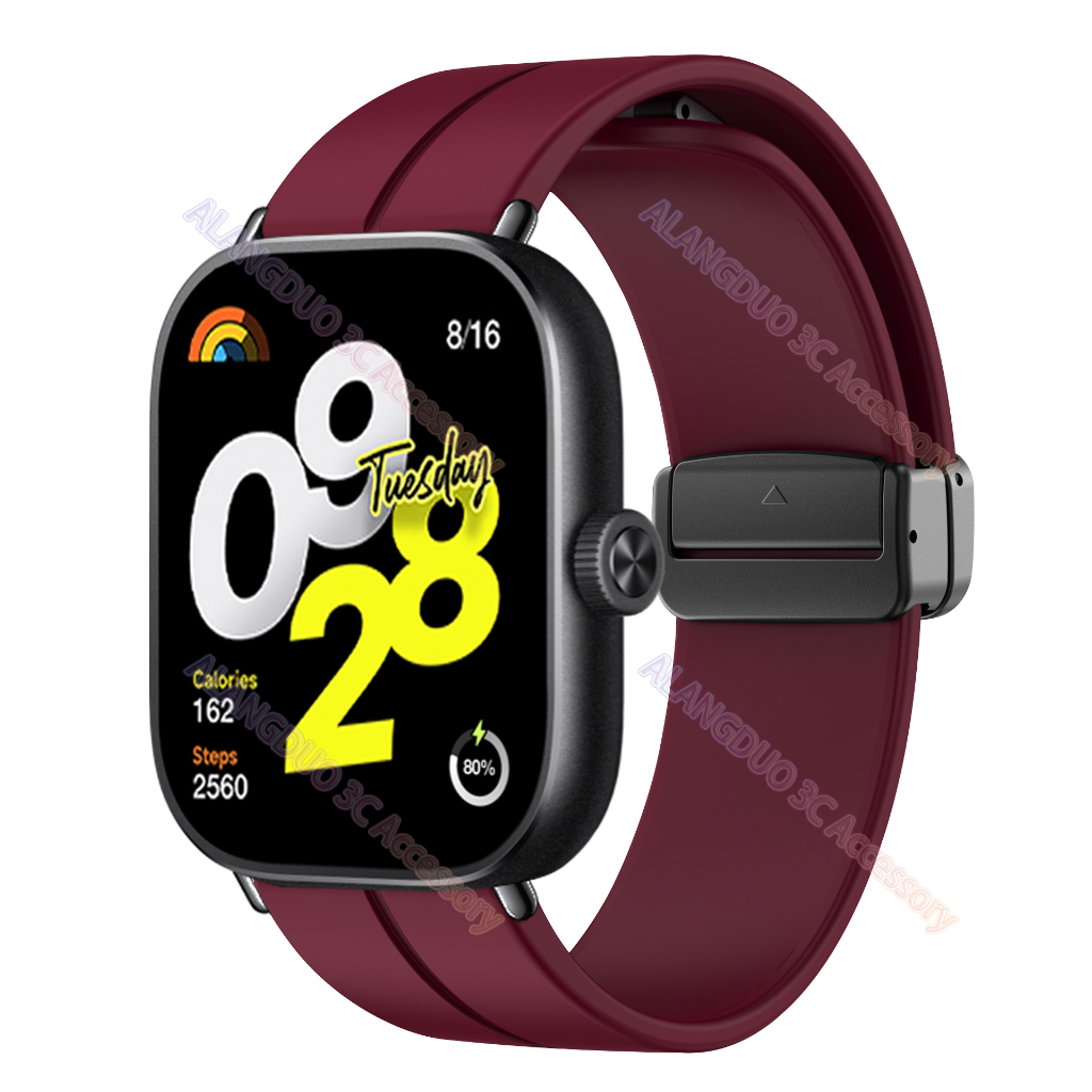 Dây đeo từ tính cho Xiaomi Redmi Watch Vòng đeo tay silicon có