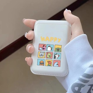 Hộp đựng thẻ điện thoại dễ thương màu trắng đáng yêu Thích hợp cho ví đựng thẻ điện thoại Magsafe