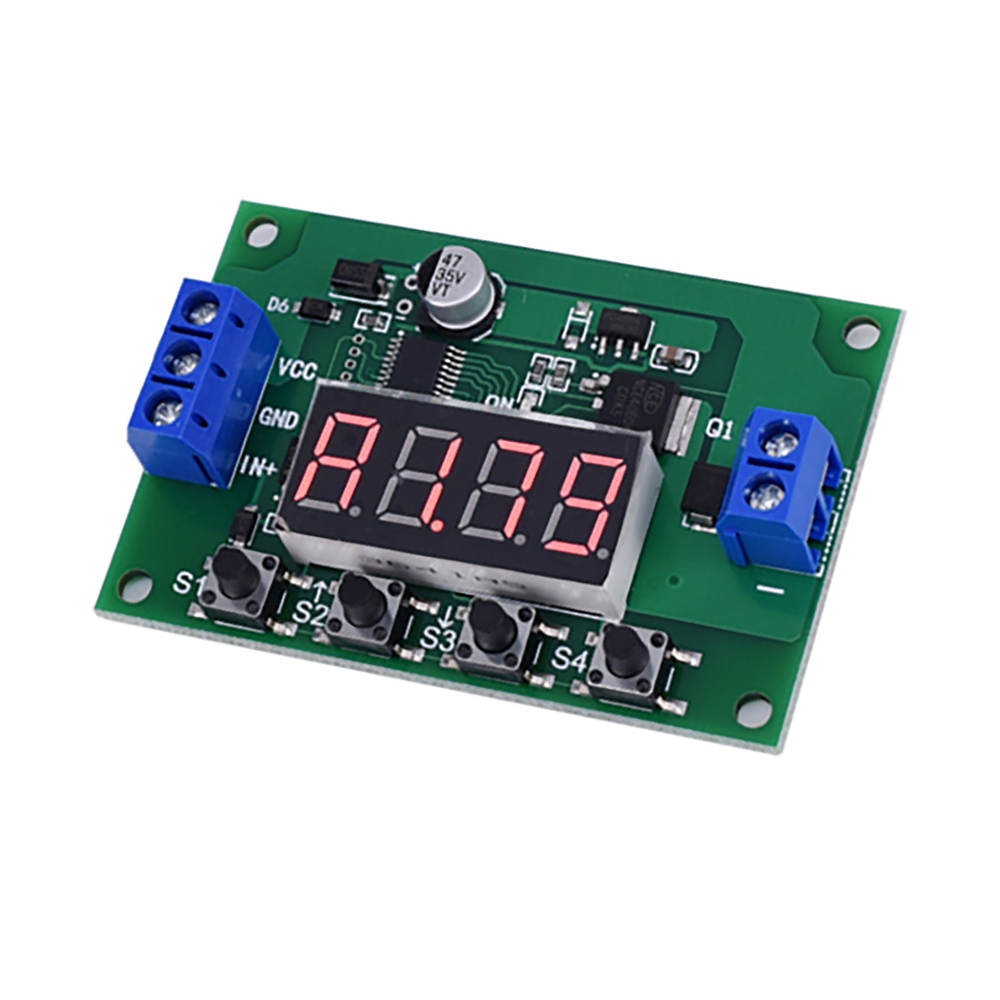 Dc 12V LED chu kỳ kỹ thuật số Thời gian trễ mô-đun rơle kích hoạt Công ...