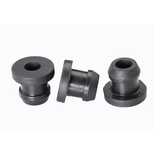 Đen Cao Su Silicon Snap-on Grommet Lỗ Cắm Mũ Cuối Dây Bung Cáp Bảo Vệ Bush Rỗng Vòng Chữ O Niêm Phong Gioăng 4.5mm-30mm