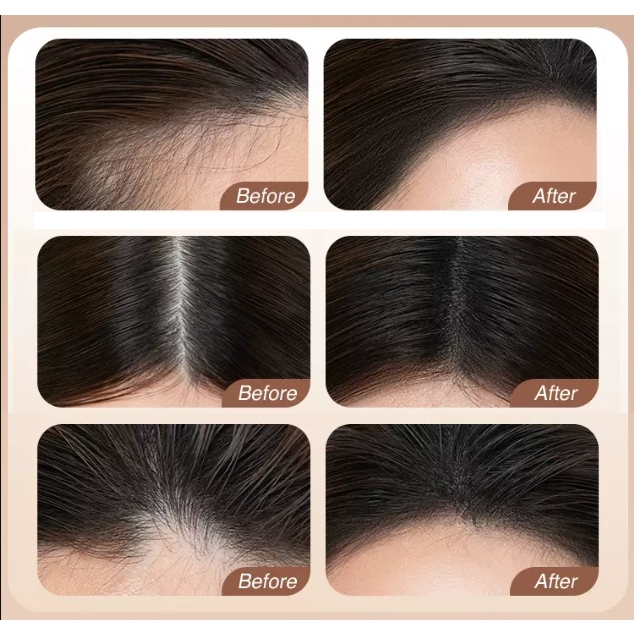 ESWIND Bột làm tóc chống mồ hôi chống thấm nước 3.8g Vỏ tóc thô, Làm đầy đường may, Bóng viền