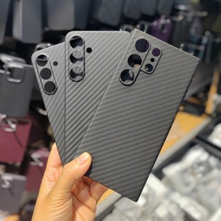 Ốp Điện Thoại Bằng Sợi Carbon Thật Cho Samsung Galaxy S24 Siêu Nguyên Chất Sợi Aramid Siêu Mỏng Dành Cho Galaxy S24 Plus Vỏ Chống Sốc