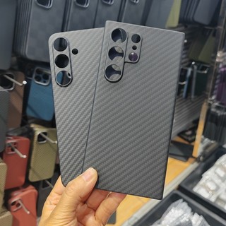 Ốp Điện Thoại Bằng Sợi Carbon Thật Cho Samsung Galaxy S24 Siêu Nguyên Chất Sợi Aramid Siêu Mỏng Dành Cho Galaxy S24 Plus Vỏ Chống Sốc