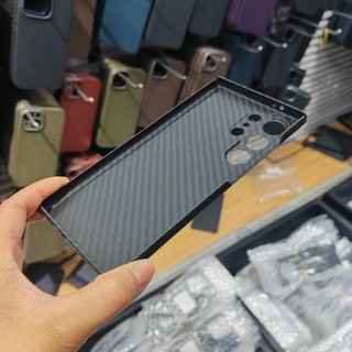 Ốp Điện Thoại Bằng Sợi Carbon Thật Cho Samsung Galaxy S24 Siêu Nguyên Chất Sợi Aramid Siêu Mỏng Dành Cho Galaxy S24 Plus Vỏ Chống Sốc