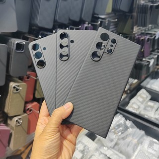 Ốp Điện Thoại Bằng Sợi Carbon Thật Cho Samsung Galaxy S24 Siêu Nguyên Chất Sợi Aramid Siêu Mỏng Dành Cho Galaxy S24 Plus Vỏ Chống Sốc
