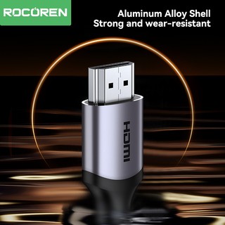 Cáp Rocoren HDMI 2.0 4K @ 60Hz Cáp Nam Sang Nam Độ Nét Cao 3D 18Gbps Cho Máy Chiếu HDTV PS4 Hộp Thông Minh