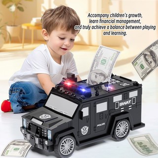 Tiết kiệm ô tô Ngân hàng Âm nhạc nhẹ đa chức năng Tiết kiệm tự động Hộp mật khẩu Trẻ em Trí thông minh tài chính Khai sáng Bé trai Quà tặng sinh nhật và năm mới