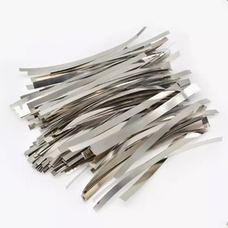 50 / 100 Chiếc 18650 Pin Li-ion Đầu Nối Dải Mạ Niken Đầu Nối Battrey Điểm Hàn Dây Thép Chiều Rộng 4mm / 5mm / 7mm Chiều Dài 100mm