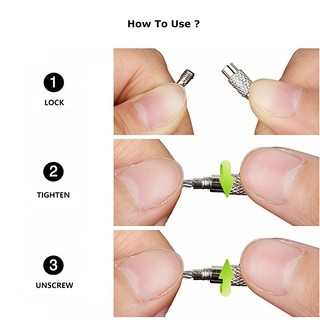 5 / 10 Chiếc Móc Khóa Thẻ Dây Thép Không Gỉ Dây Cáp Vòng Vít Khóa Tiện Ích Vòng Chìa Khóa DIY Dụng Cụ Cầm Tay Chiều Dài 110 / 150 / 200 / 250mm