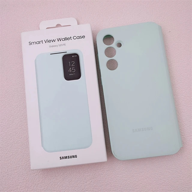 Ốp lưng ví thông minh Samsung Galaxy S23FE 5G mới S23 FE EF-ZS711 Vỏ & Hộp bảo vệ da lật chất lượng cao thông minh