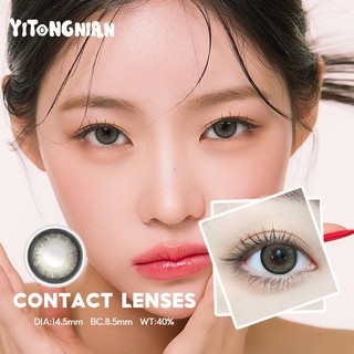 Yi TONG NIAN Trang điểm mắt đầy màu sắc, Ống kính tiếp xúc 14.0-14.5mm Kính mỹ phẩm đường kính lớn, Hộp ống kính miễn phí