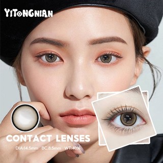 Yi TONG NIAN Trang điểm mắt đầy màu sắc, Ống kính tiếp xúc 14.0-14.5mm Kính mỹ phẩm đường kính lớn, Hộp ống kính miễn phí