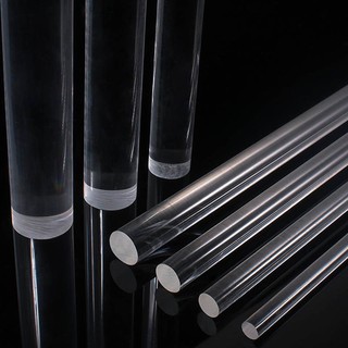 1-5 Chiếc Acrylic Trong Suốt Plexiglass Thanh Tròn PMMA DIY Trang Trí Phụ Kiện DIY Giá Đỡ Trang Sức Tùy Chỉnh Dụng Cụ Chụp Ảnh