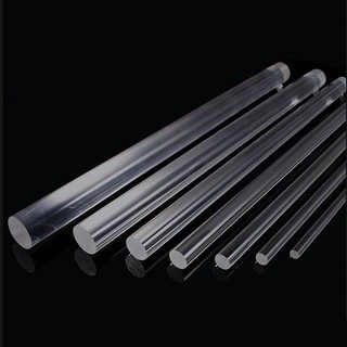1-5 Chiếc Acrylic Trong Suốt Plexiglass Thanh Tròn PMMA DIY Trang Trí Phụ Kiện DIY Giá Đỡ Trang Sức Tùy Chỉnh Dụng Cụ Chụp Ảnh