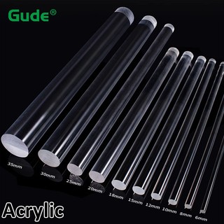 1-5 Chiếc Acrylic Trong Suốt Plexiglass Thanh Tròn PMMA DIY Trang Trí Phụ Kiện DIY Giá Đỡ Trang Sức Tùy Chỉnh Dụng Cụ Chụp Ảnh