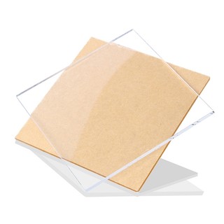 Bảng Acrylic trong suốt Plexiglass, Tấm nhựa hữu cơ Vuông Tấm PMMA trong suốt cao Độ dày 1 / 2 / 3 / 4 / 5 / 6 / 8 / 10mm Chất liệu DIY tại nhà