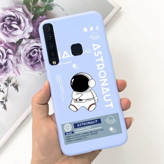 Dành Cho Samsung Galaxy A7 A9 2018 Ốp Lưng SM-A750F SM-A920F Vỏ Điện Thoại Tên Lửa Không Gian Phi Hành Gia Dễ Thương Cho Samsung A9 2018 Vỏ