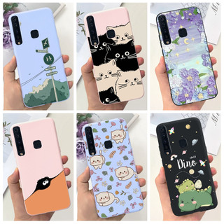 Dành Cho Samsung Galaxy A9 2018 Ốp Lưng SM-A920F Hoa Phổ Biến Hoạt Hình Vỏ Silicon Mềm TPU Cho Samsung A 9 2018 A9s Vỏ