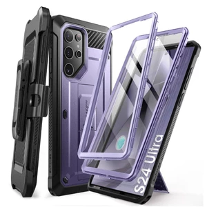 Ốp lưng SUPCASE UB Pro cho Samsung Galaxy S24 Ultra 2 Khung trước Vỏ chắc chắn hạng nặng có tích hợp bảo vệ màn hình Chân đế Kẹp đai quân sự