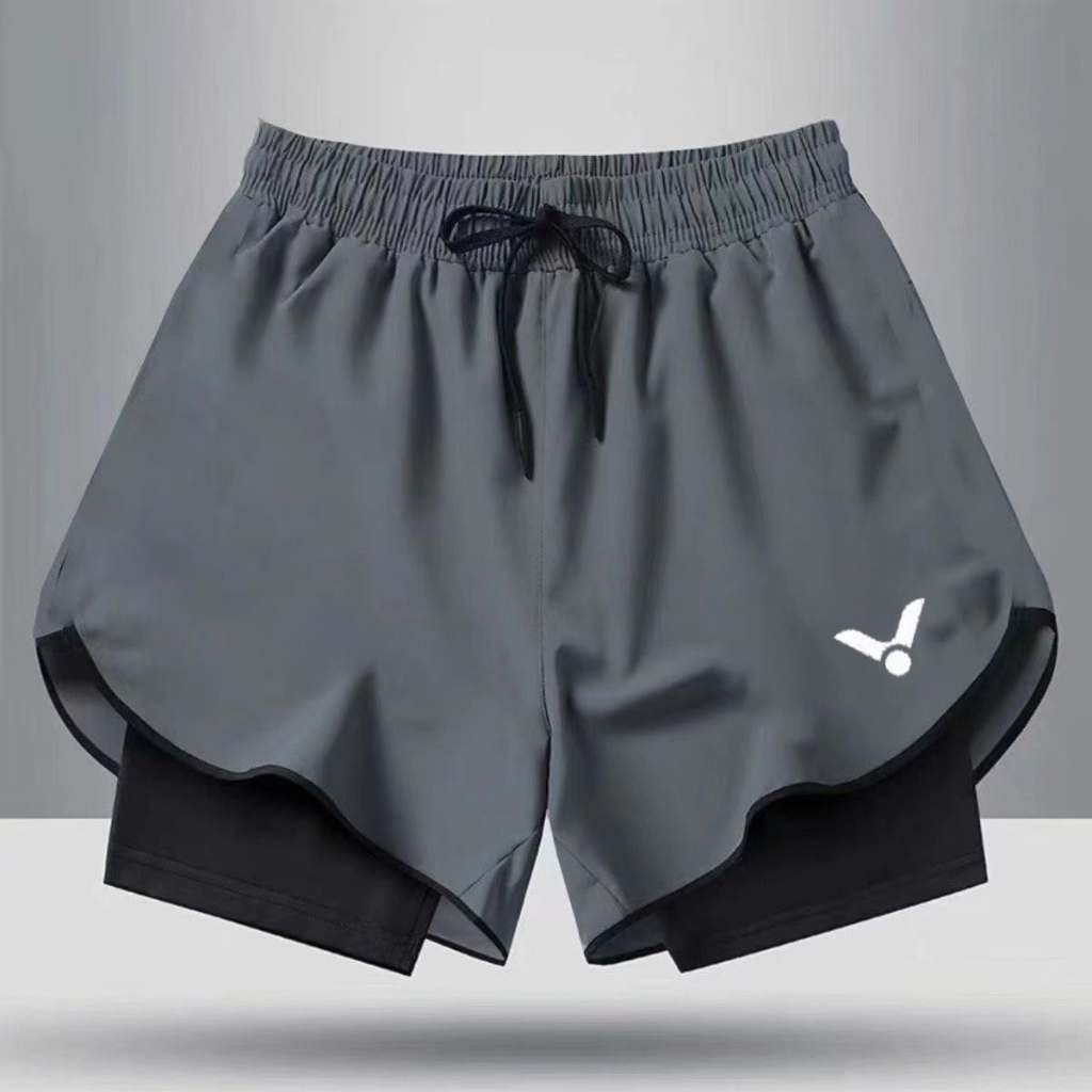 Quần short cầu lông Victor dành cho nam và nữ Thể thao mùa hè, thể dục, chạy bộ, quần short giải trí để bóng bàn thoải mái và thoáng khí, thể thao bóng chuyền, tập luyện thi đấu P