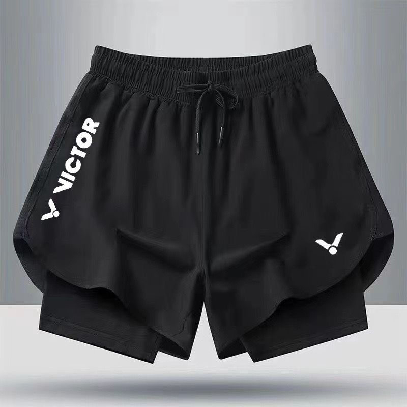 Quần short cầu lông Victor dành cho nam và nữ Thể thao mùa hè, thể dục, chạy bộ, quần short giải trí để bóng bàn thoải mái và thoáng khí, thể thao bóng chuyền, tập luyện thi đấu P