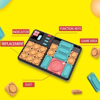 Trò Chơi Siêu Mê Cung Huarong Road Cảm Biến Thông Minh 500 + Câu Hỏi Ngân Hàng Brain Teaser Xếp Hình Đồ Chơi Cầm Tay Tương Tác Cho Mọi lứa tuổi