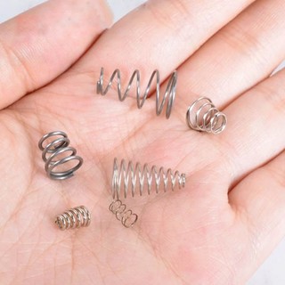 Thép không gỉ 304 Tháp Lò xo Hình nón Nén lò xo côn Áp suất lò xo Đường kính dây 0,4mm-1,2mm