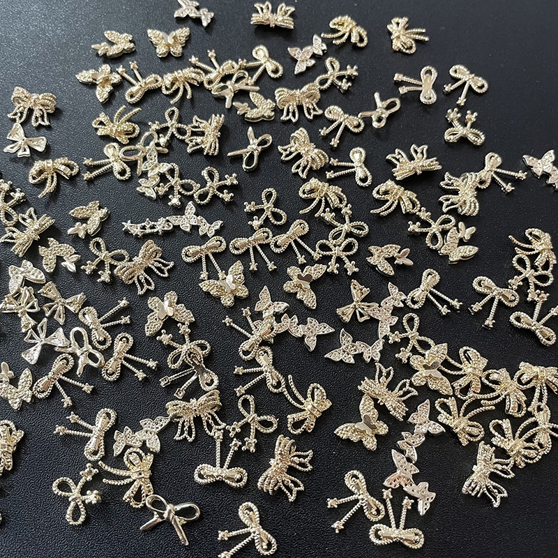 Phụ Kiện Trang Trí Móng Tay 3D Đính Đá Xinh Xắn