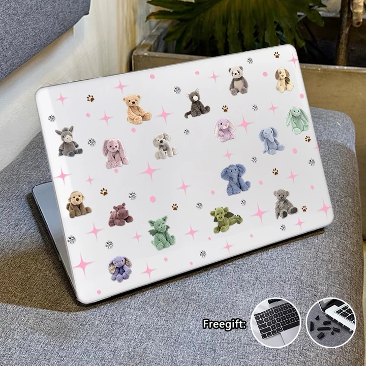 Ốp In Hình Búp Bê Dễ Thương Có Vỏ Bàn Phím Cho 2023 Macbook Mới M3 Pro14 A2918 A2992 Pro16 A2991 Air15 M2 A2941 2022 Air13.6 A2681 Air M1 2020 A2337 A2179 Retina A1932 Pro13 M2 M1