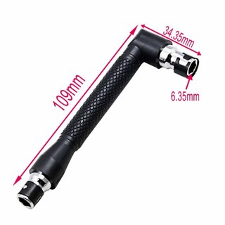 Cờ lê ổ cắm Mini 1 / 4 "6.35mm Đầu kép hình chữ L Đa chức năng Tuốc nơ vít tam giác bên trong Chìa khóa chữ thập Bộ mũi khoan Bit