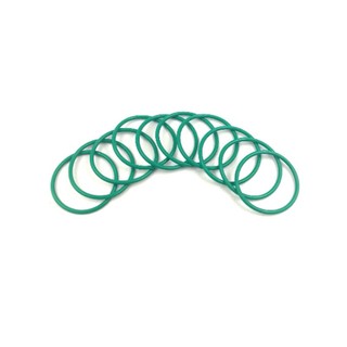 FKM Green Fluorine Cao su O-Ring OD Độ dày 4-50mm CS 1mm Vòng đệm kín Vòng đệm chống dầu Axit & kiềm 2 / 4 / 5 / 10 / 20 Chiếc