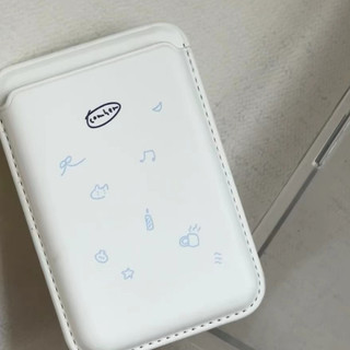 Ví đựng thẻ điện thoại từ tính màu trắng đáng yêu Thích hợp cho túi điện thoại Iphone 15promax