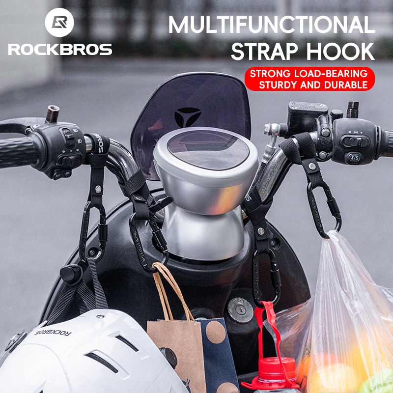 ROCKBROS Móc Treo Cho Xe Đạp / Xe Máy Gắn Trước Phát Hành Nhanh Treo Mũ Bảo Hiểm Takeaway Khóa