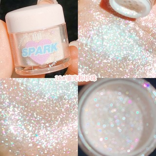 Xixi Flash Phấn Highlighting ngọc trai lung linh lấp lánh tự nhiên làm sáng mặt sắc tố cao dễ dàng ues nữ trang điểm nổi bật đơn sắc NO. D726