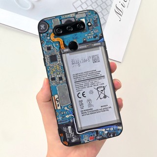 Dành Cho LG V40 ThinQ Ốp Lưng V405 LM-V405 LM-V409N Ốp Lưng Silicon Mềm Màu Đen Cho LGV40 ThinQ Vỏ Chống Sốc 6.4 inch