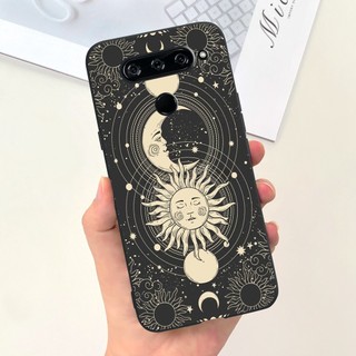 Dành Cho LG V40 ThinQ Ốp Lưng V405 LM-V405 LM-V409N Ốp Lưng Silicon Mềm Màu Đen Cho LGV40 ThinQ Vỏ Chống Sốc 6.4 inch