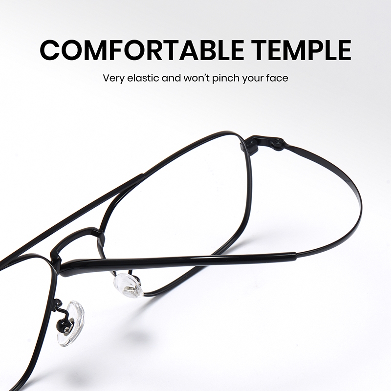 Cyxus Kính Mát Aviator Gọng Titan Siêu Nhẹ Phong Cách Retro Cổ Điển Thời Thượng Unisex 8141