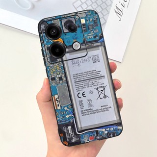 Dành Cho Xiaomi Redmi Note 13 Pro 5G Ốp điện thoại Silicon Mềm TPU Sơn Chống Sốc Phổ Biến Cho Redmi Note13 Pro 5G Vỏ