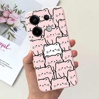 Dành Cho Xiaomi Redmi Note 13 Pro 5G Ốp điện thoại Silicon Mềm TPU Sơn Chống Sốc Phổ Biến Cho Redmi Note13 Pro 5G Vỏ