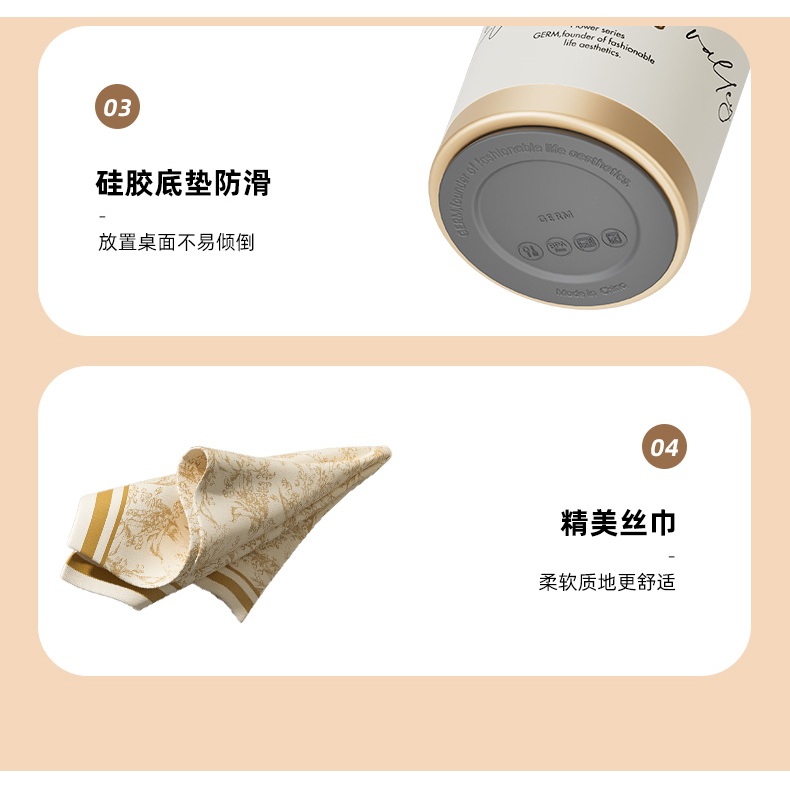 Ảnh Insulated cup Germ capacity 500ml 316 grade stainless steel material  Coffee Cup gift set 3