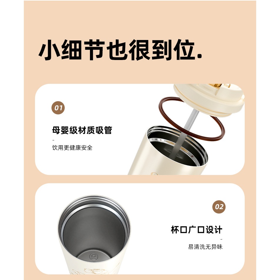 Ảnh Insulated cup Germ capacity 500ml 316 grade stainless steel material  Coffee Cup gift set 2