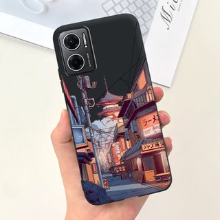 Dành Cho Xiaomi Redmi Note 11E Vỏ Hoa Phổ Biến Trái Tim Tình Yêu Silicon Mềm Ốp Lưng Cho Redmi 10 5G 2022 Vỏ Điện Thoại