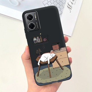 Dành Cho Xiaomi Redmi Note 11E Vỏ Hoa Phổ Biến Trái Tim Tình Yêu Silicon Mềm Ốp Lưng Cho Redmi 10 5G 2022 Vỏ Điện Thoại