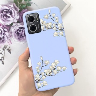 Dành Cho Xiaomi Redmi Note 11E Vỏ Hoa Phổ Biến Trái Tim Tình Yêu Silicon Mềm Ốp Lưng Cho Redmi 10 5G 2022 Vỏ Điện Thoại