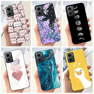 Dành Cho Xiaomi Redmi Note 11E Vỏ Hoa Phổ Biến Trái Tim Tình Yêu Silicon Mềm Ốp Lưng Cho Redmi 10 5G 2022 Vỏ Điện Thoại