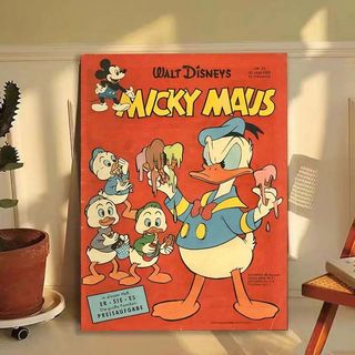 MOZI✨Vịt Donald 40*50cm tranh tô màu theo số tranh sơn dầu số hoá tranh số hóa tranh tô màu số hoáTranh Sơn Dầu Kỹ Thuật Số Tự Làm Tô Màu Tranh Làm Đầy Tranh Tranh Kỹ Thuật Số Giảm Sự Chán Chán Handmade Màu Hoa Giải Nén Acrylic Phòng Ngủ Phò