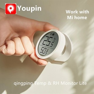 Qingping Digital BLE5.0 Nhiệt kế & Máy đo độ ẩm Màn hình Lite Điện tử Màn hình LCD Dữ liệu Ghi tự động Ứng dụng nhà Mi